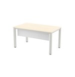 2843-FALDON METALICO BLANCO PARA MESA DE OFICINA SERIE EXECUTIVE, BLANCA Y TOTAL 140CM. ROCADA 2939W