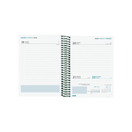 28435-AGENDA ESCOLAR 2025-2026 SECUNDARIA 8o 120X164 1DIA PAGINA FIORI+ FINOCAM 634264926