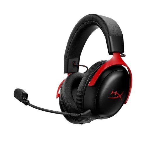 28461-HyperX Auriculares inalambricos Cloud III S: auriculares gaming (color negro-rojo)