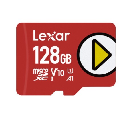 28477-LEXAR 128GB PLAY MICROSDXCT UHS-I CARDS, UP TO 205MB/S READ, 140MB/S WRITE, C10 A2 V30 U3