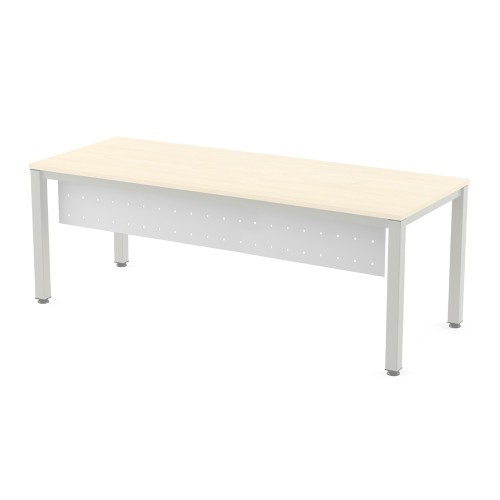 2849-FALDON METALICO BLANCO PARA MESA DE OFICINA SERIE EXECUTIVE, BLANCA Y TOTAL 200CM. ROCADA 2942W