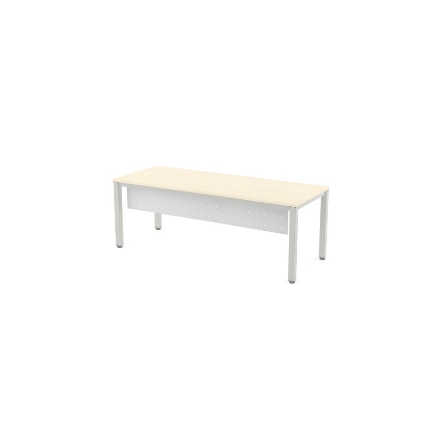 2849-FALDON METALICO BLANCO PARA MESA DE OFICINA SERIE EXECUTIVE, BLANCA Y TOTAL 200CM. ROCADA 2942W