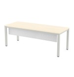 2849-FALDON METALICO BLANCO PARA MESA DE OFICINA SERIE EXECUTIVE, BLANCA Y TOTAL 200CM. ROCADA 2942W