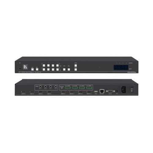 28523-KRAMER / CONMUTADOR 4X4 / 4K HDR / MATRIX SWITCHER WITH AUDIO DE-EMBEDDING / VS-44H2A
