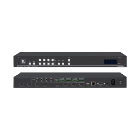 28523-KRAMER / CONMUTADOR 4X4 / 4K HDR / MATRIX SWITCHER WITH AUDIO DE-EMBEDDING / VS-44H2A
