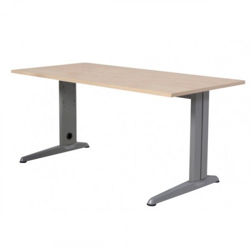 2854-MESA DE OFICINA SERIE METAL 140X80 GRIS / HAYA ROCADA 2001AC01