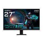 28563-GIGABYTE GS27FA Monitor para juegos de 27" FHD - 1920 x 1080 (FHD), 180Hz, 1ms, 300 cd/m2, FreeSync, HDR Ready, HD
