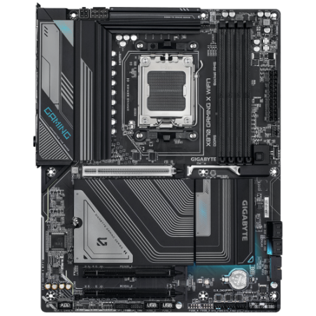28570-GIGABYTE Placa Base X870 GAMING X WIFI7 - Compatible con CPUs AMD Ryzen 9000, 16+2+2 fases VRM, hasta 8000MHz DDR5
