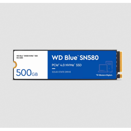 28630-Western Digital Blue SN580 M.2 500 GB PCI Express 4.0 TLC NVMe