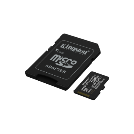 28724-Kingston Technology 256GB microSDXC Canvas Select Plus Gen3 150MB/s A1 (Incluye adaptador de SD)