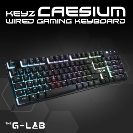 28765-GAMING KEYBOARD MEMBRANE RGB TKL SP LAYOUT - WHITE