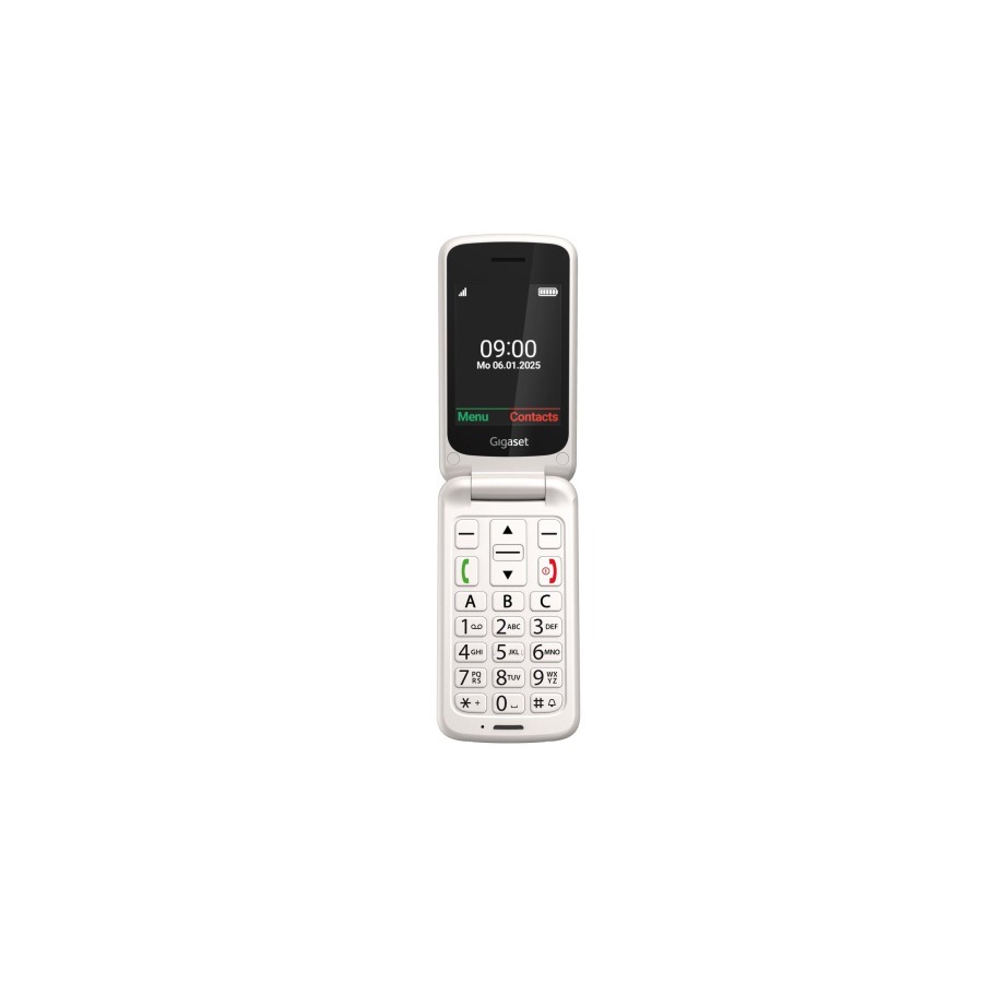 28787-Gigaset GL595 7,11 cm (2.8") 114 g Blanco Telefono para personas mayores
