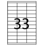 28828-CAJA 100 HOJAS ETIQUETAS ADHESIVAS ILC BLANCA 70X25,4 FABRISA 15299