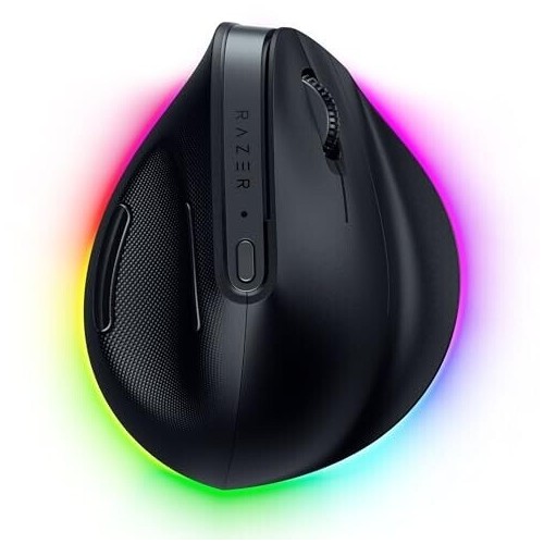 28868-Razer Pro Click V2 Vertical raton Universal mano derecha RF Wireless + Bluetooth + USB Type-C Optico 30000 DPI