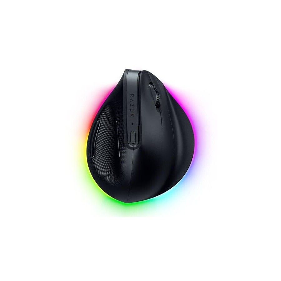 28868-Razer Pro Click V2 Vertical raton Universal mano derecha RF Wireless + Bluetooth + USB Type-C Optico 30000 DPI