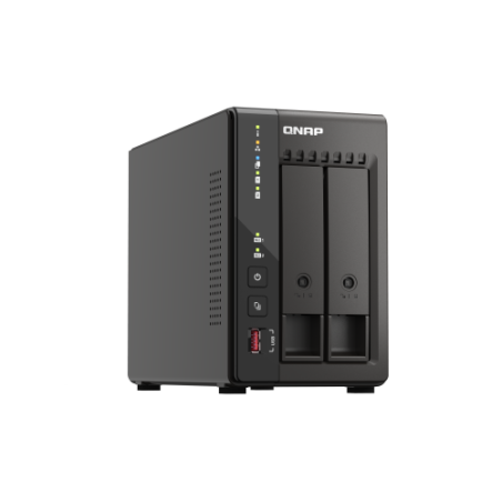 28926-QNAP QVP-21C servidor de almacenamiento Torre IntelR CeleronR J6412 8 GB DDR4 0 TB QVR Pro Negro