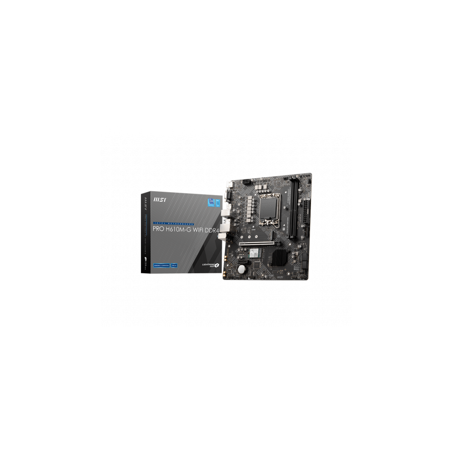 28989-MSI PRO H610M-G WIFI DDR4 placa base Intel H610 LGA 1700 micro ATX