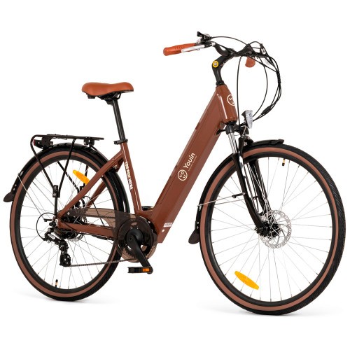 29010-YOUIN YOURIDE VIENA - PASEO - RUEDA 28" - BATERIA INTEGRADA Y EXTRAIBLE - OCRE