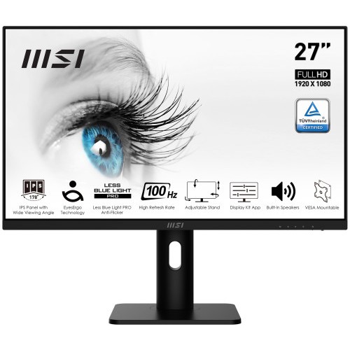 29032-MSI Pro MP273AP pantalla para PC 68,6 cm (27") 1920 x 1080 Pixeles Full HD Negro