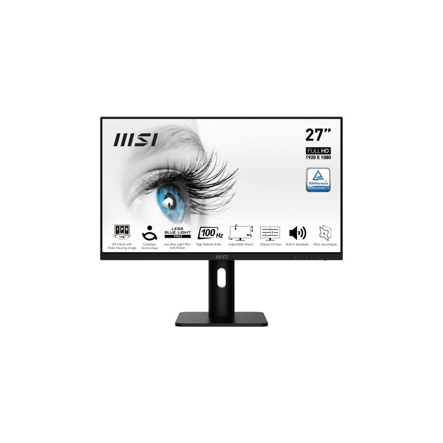 29032-MSI Pro MP273AP pantalla para PC 68,6 cm (27") 1920 x 1080 Pixeles Full HD Negro