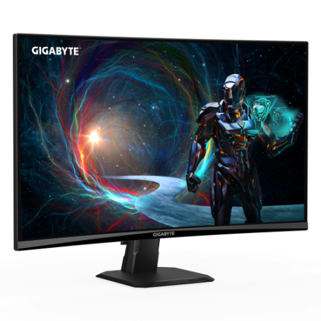 29107-GIGABYTE GS27QCA 27" Monitor Curvo para Gaming QHD - 2560 x 1440, 180Hz, 1ms, 250 cd/m2, FreeSync, HDR Ready, HDMI