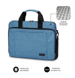 29123-SUBBLIM Maletin Ordenador Air Padding Laptop bag 15,6" Azul