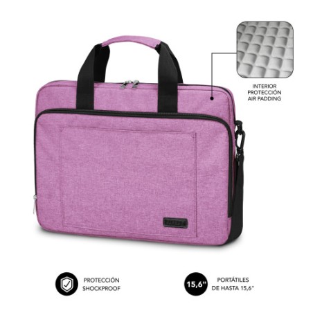 29125-SUBBLIM Maletin Ordenador Air Padding Laptop bag 15,6" Rosa