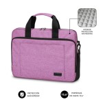 29125-SUBBLIM Maletin Ordenador Air Padding Laptop bag 15,6" Rosa