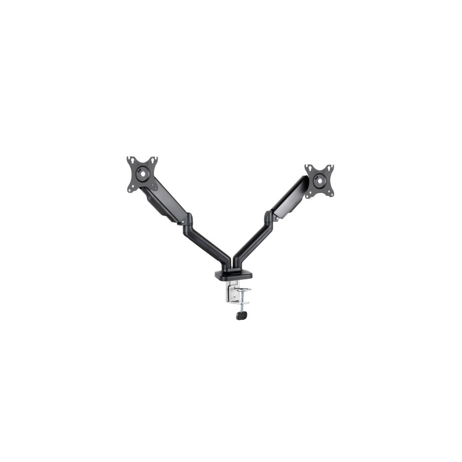 29160-TooQ Soporte de Mesa para 2 Pantallas 17"-32", Negro