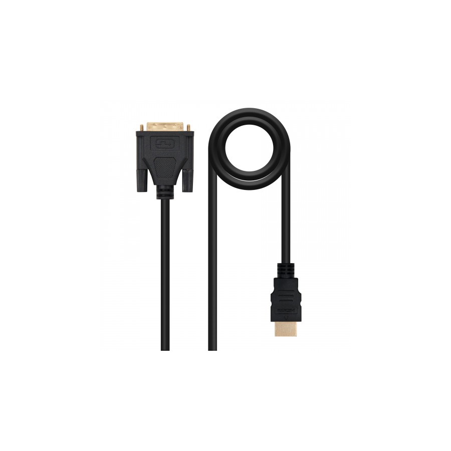 29202-Nanocable CABLE DVI A HDMI DVI18+1/M-HDMI A/M 1.8 M