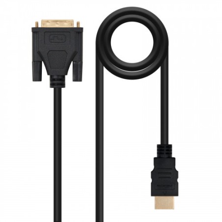 29202-Nanocable CABLE DVI A HDMI DVI18+1/M-HDMI A/M 1.8 M