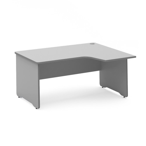 2921-MESA DE OFICINA SERIE WORK CON FORMA DE L DERECHA 160X120 GRIS / GRIS ROCADA 2051AN02V24