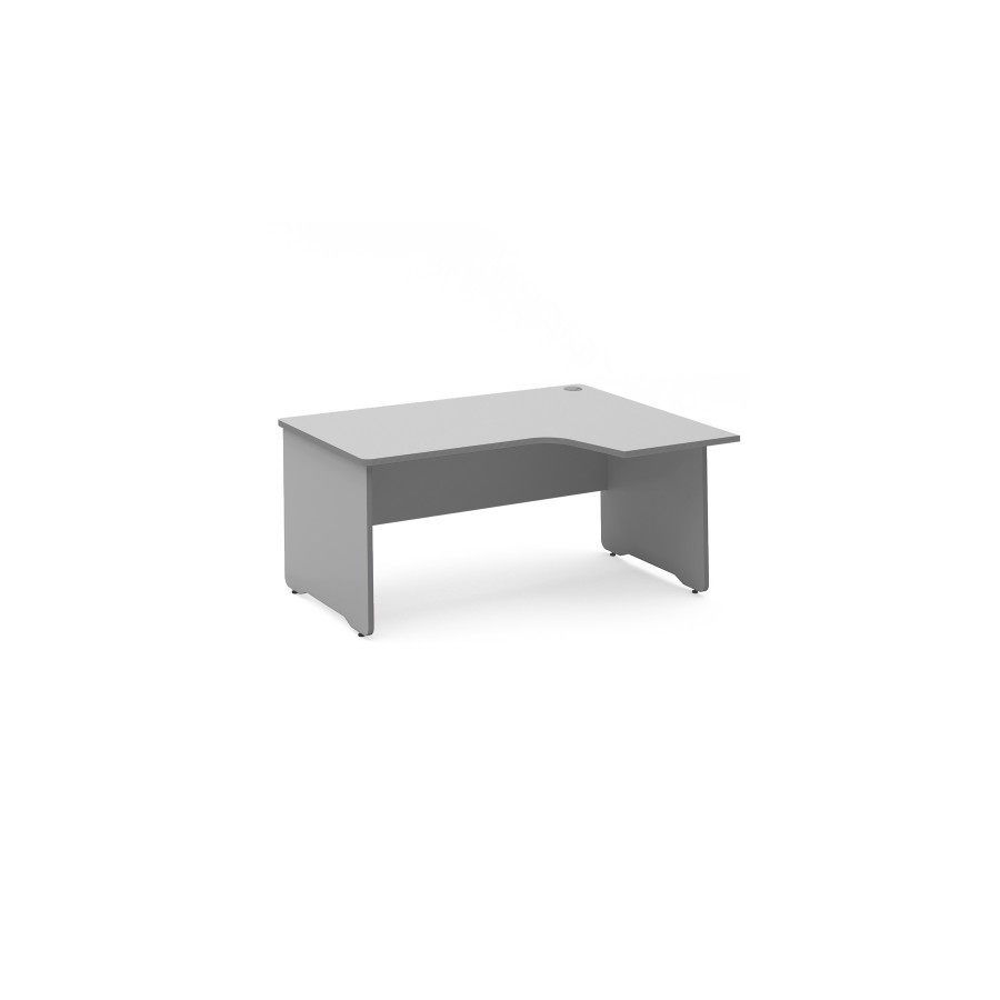 2921-MESA DE OFICINA SERIE WORK CON FORMA DE L DERECHA 160X120 GRIS / GRIS ROCADA 2051AN02V24