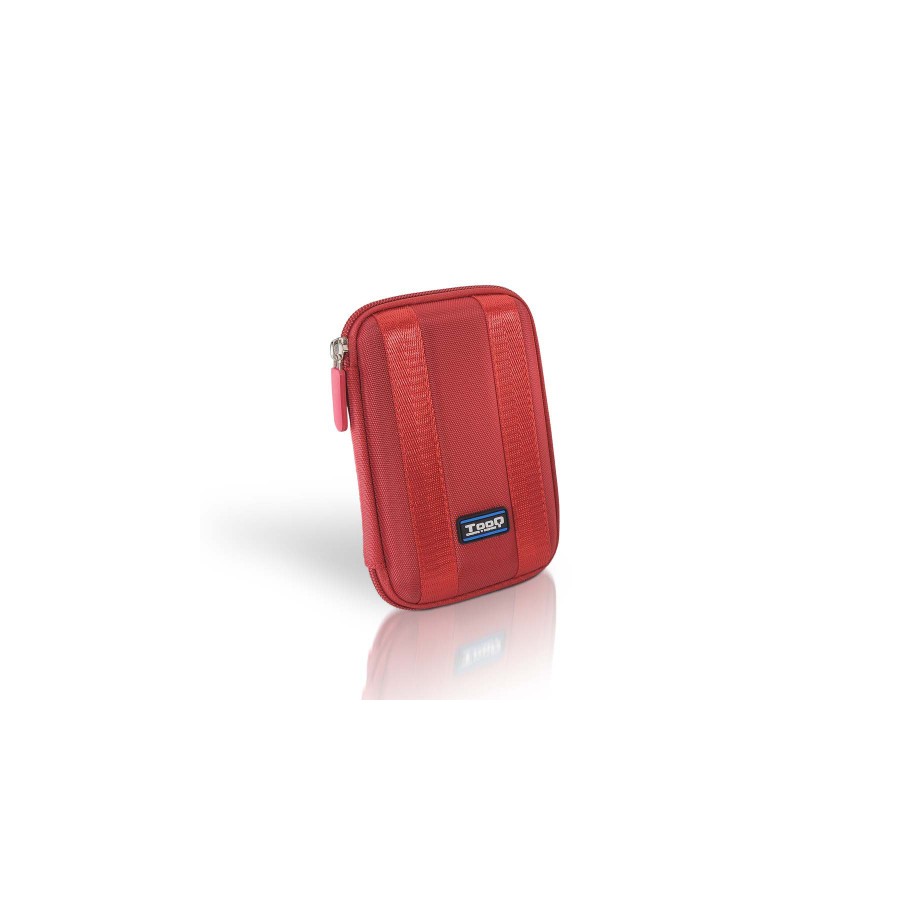 29228-TooQ TQBC-E2502 funda para disco duro externo Rojo
