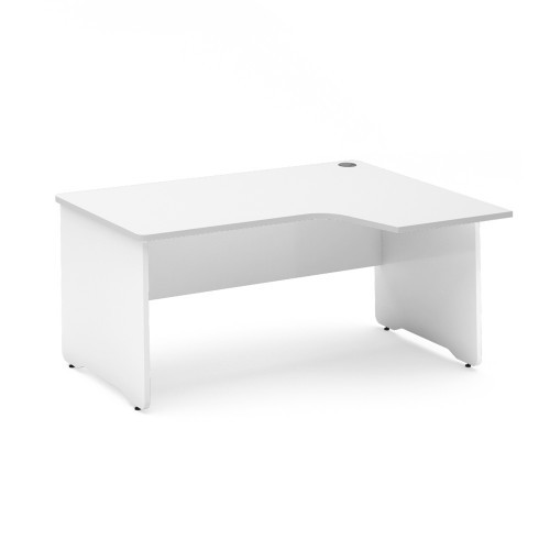 2926-MESA DE OFICINA SERIE WORK CON FORMA DE L DERECHA 180X120 BLANCO/BLANCO ROCADA 2052AW04V24