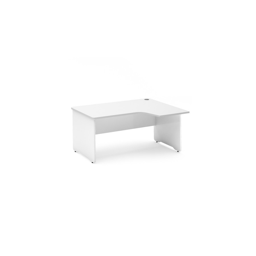 2926-MESA DE OFICINA SERIE WORK CON FORMA DE L DERECHA 180X120 BLANCO/BLANCO ROCADA 2052AW04V24
