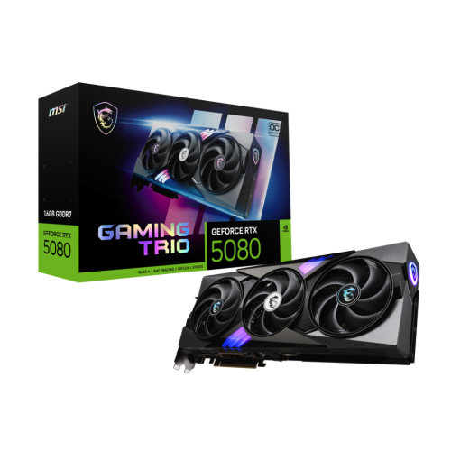 29261-MSI GAMING GEFORCE RTX 5080 16G TRIO OC tarjeta grafica NVIDIA 16 GB GDDR7