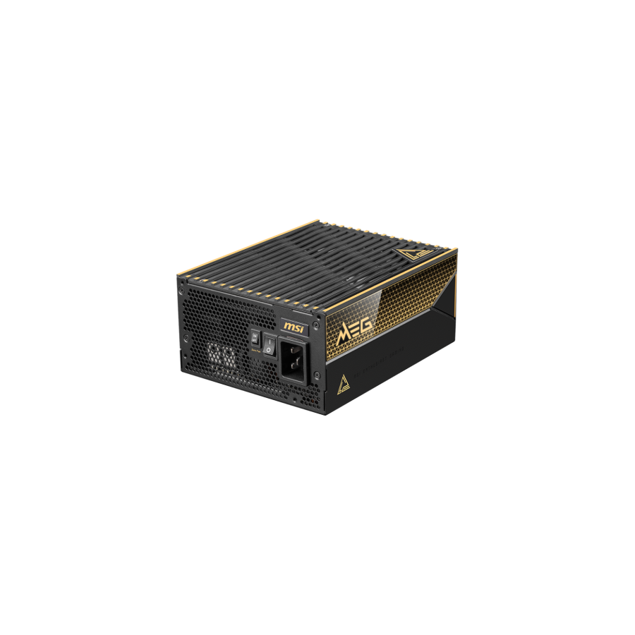 29287-MSI MEG Ai1600T PCIE5 unidad de fuente de alimentacion 1600 W 24-pin ATX ATX Negro