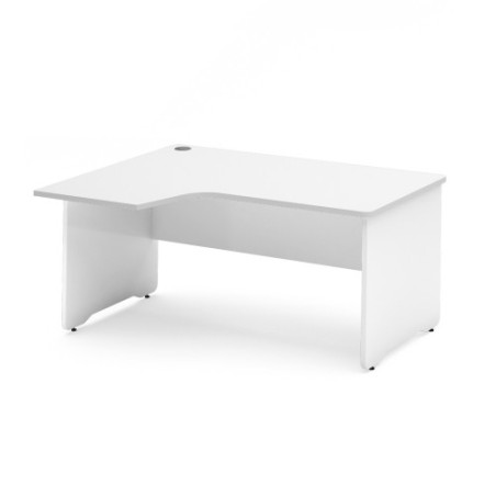 2930-MESA DE OFICINA SERIE WORK CON FORMA DE L IZQUIERDA 160X120 BLANCO/BLANCO ROCADA 2053AW04V24