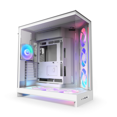 29306-NZXT H9 Flow RGB+ Midi Tower Blanco