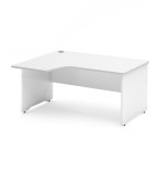 2934-MESA DE OFICINA SERIE WORK CON FORMA DE L IZQUIERDA 180X120 BLANCO/BLANCO ROCADA 2054AW04V24