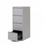 2937-ARCHIVADOR METALICO 4 CAJONES GRIS. MEDIDA: 47X132,1X62,2CM (LARGO X ALTO X PROFUNDO) ROCADA 1652AC00