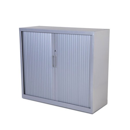 2941-ARMARIO METALICO PERSIANA 105X120X45 INCLUYE 2 BALDAS. COLOR GRIS. MEDIDA 120X105X45CM (LAXALXPR) ROCADA 1501AC00