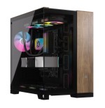 29412-Corsair CC-9011282-WW carcasa de ordenador Midi Tower Negro, Nuez