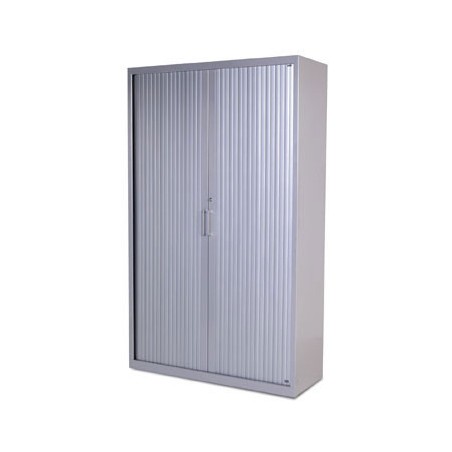 2942-ARMARIO METALICO PERSIANA 198X120X45 INCLUYE 4 BALDAS. COLOR GRIS. MEDIDA 120X198X45CM (LAXALXPR) ROCADA 1502AC00