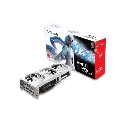 29426-VGA SAPPHIRE PURE RX 9070 XT GAMING OC,AMD,RX9070XT,16GB,GDDR6,256BIT,2HDMI+2DP (3 VENTILADORES)