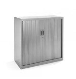 2946-ARMARIO METALICO PERSIANA 105X102X45 GRIS INCLUYE 2 BALDAS ROCADA 1506AC00