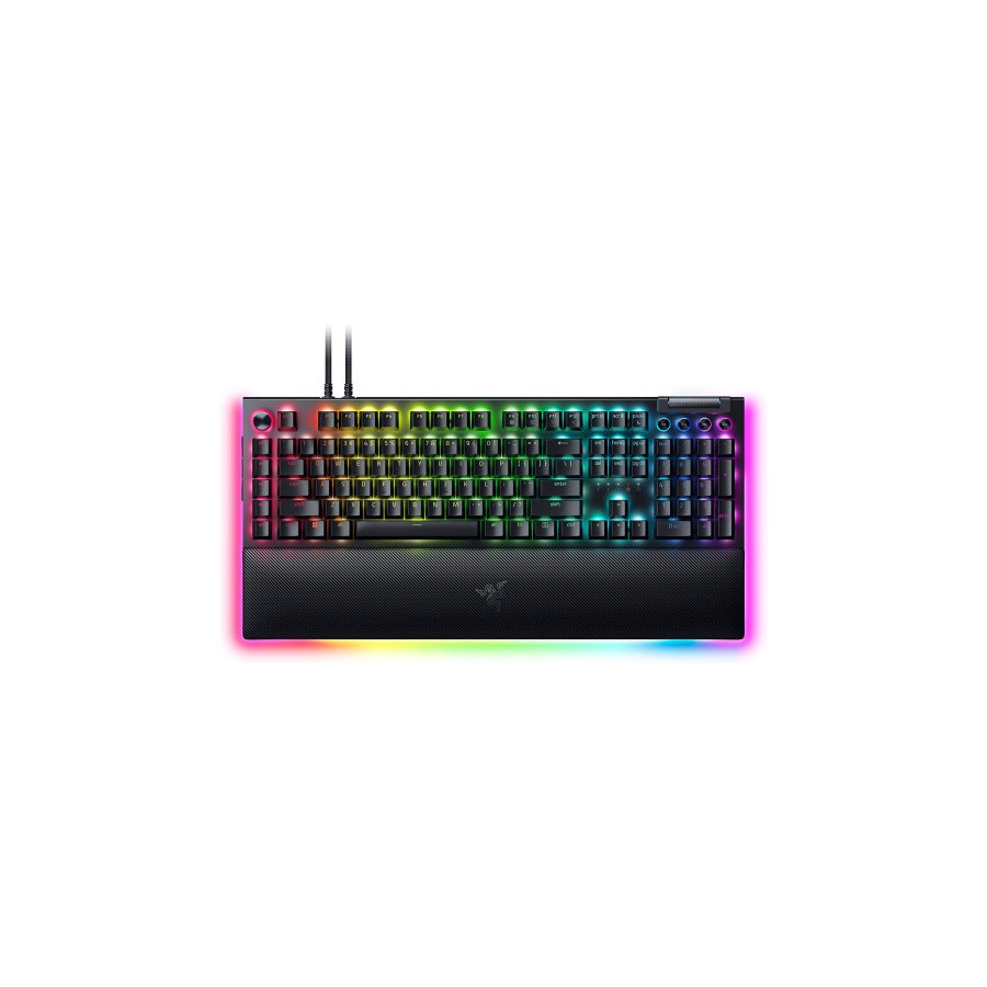 29461-TECLADO RAZER BLACKWIDOW V4 PRO GREEN SWITCH (USA) (RZ03-04680100-R3M1)