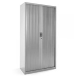 2947-ARMARIO METALICO PERSIANA 198X102X45 GRIS INCLUYE 4 BALDAS ROCADA 1507AC00