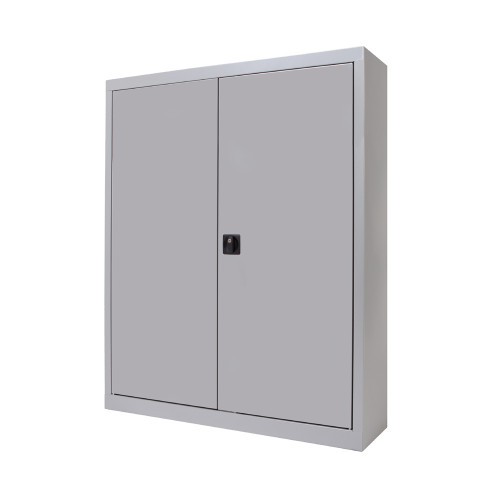 2949-ARMARIO METALICO PUERTAS BATIENTES 105X102X45 INCLUYE 2 BALDAS. COLOR GRIS. MEDIDA 102X105X45CM (LAXALXPR) ROCADA 1